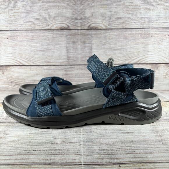 Ecco X-Trinsic Sports Water Outdoor Sandals Phorene EU 45 Mens US 11-11.5 Blue - Picture 1 of 10